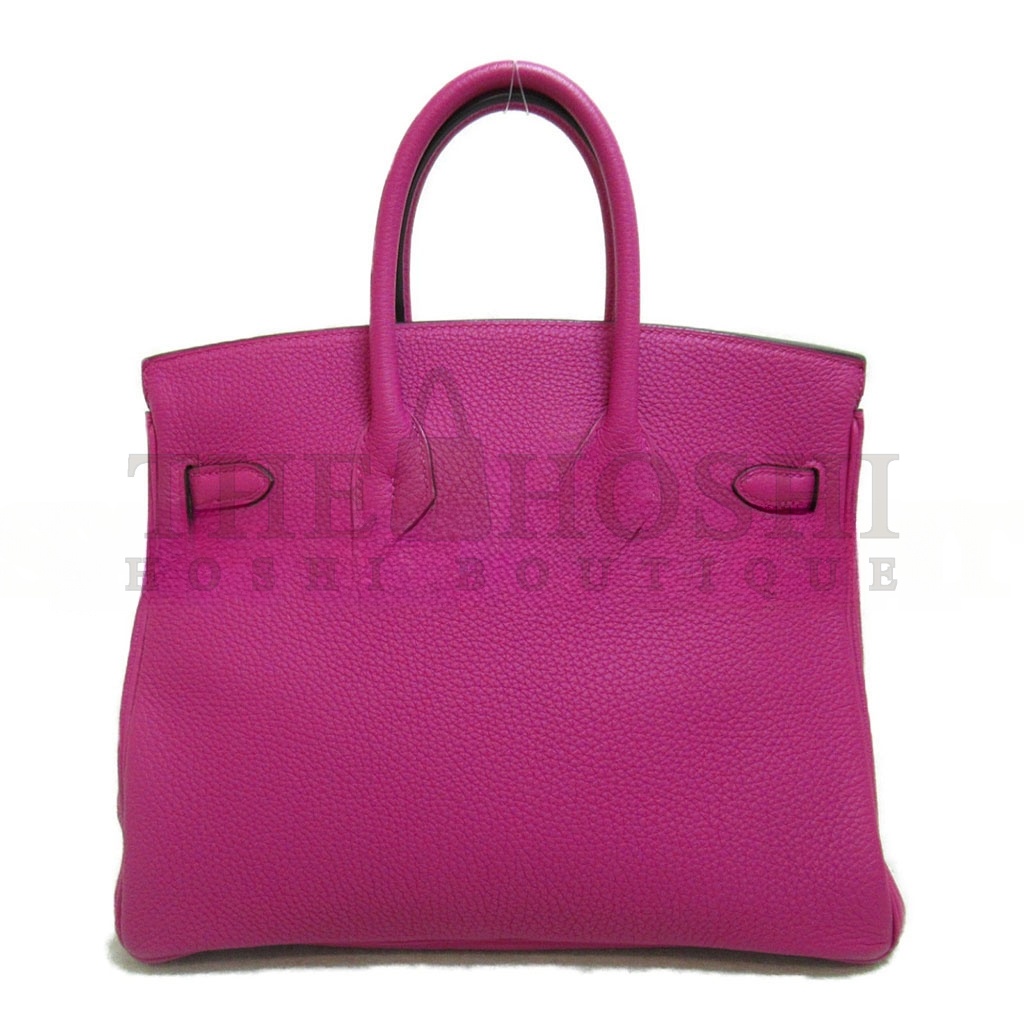 H**me5 BIRKIN 30 TOGO LEATHER MAGNOLIA PINK SILVER BUCKLE BAG 2101217510769 (30*20*13cm) Master Quality